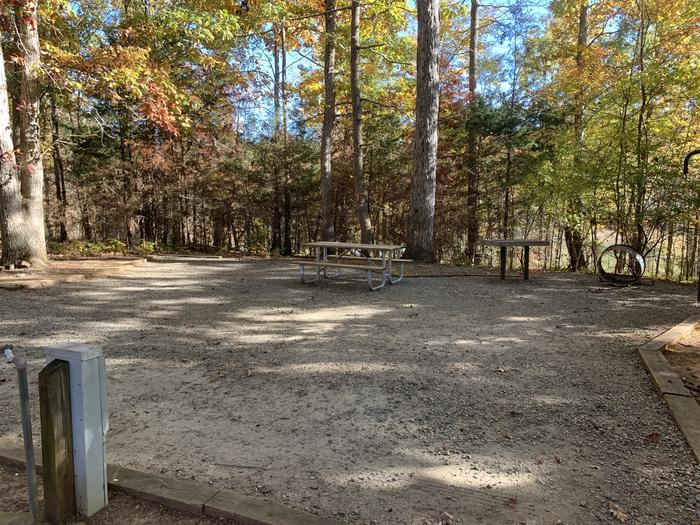 A photo of Site 036 of Loop C33- at RUDDS CREEK REC. AR. with Picnic Table, Electricity Hookup, Fire Pit, Lantern Pole, Water Hookup