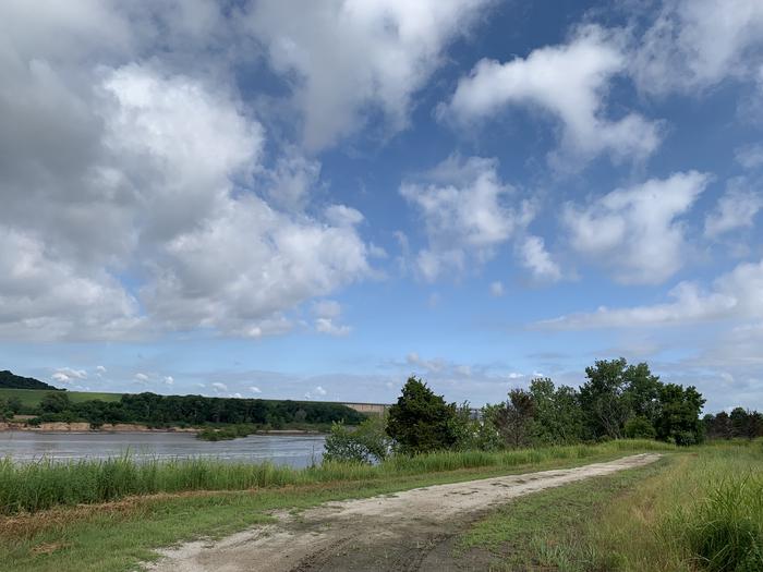 The fitness trail on Keystone Lake offers a mile long trail with a beautiful view of the Arkansas River and the Keystone Dam. This location is filled with all sorts of bird viewing and is a great place wind down from a workout.A photo of facility Brush Creek Public Use Area