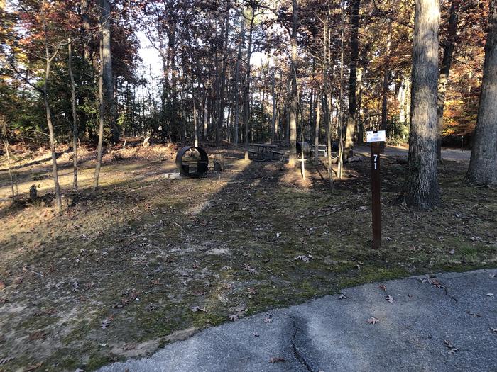 A photo of Site B71 of Loop LOOP B at GREENBELT CAMPGROUND with Fire Pit