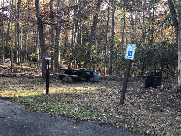 A photo of Site B69 of Loop LOOP B at GREENBELT CAMPGROUND with Picnic Table, Fire Pit