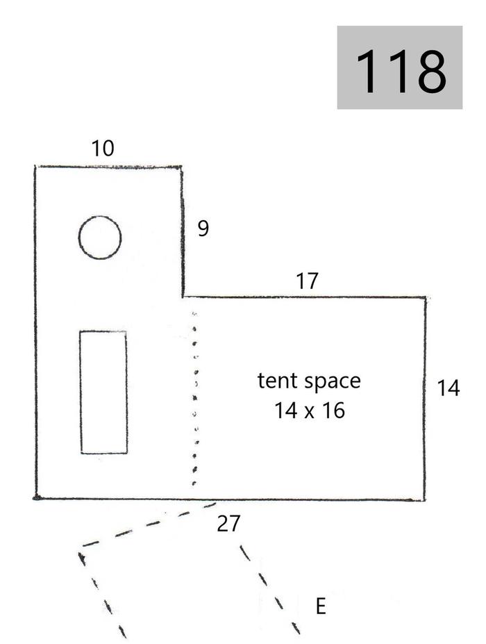 site 118line drawing of site layout