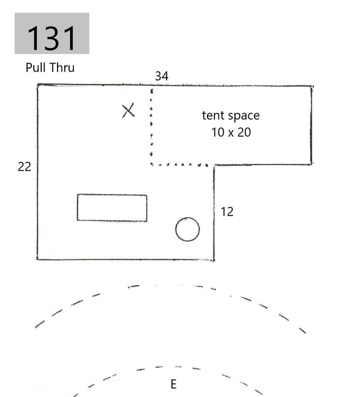 site 131line drawing of site layout