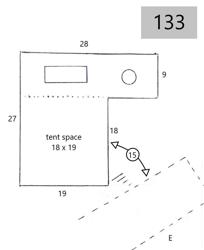 site 133line drawing of site layout
