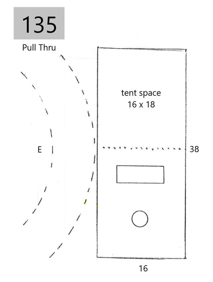 site 135line drawing of site layout