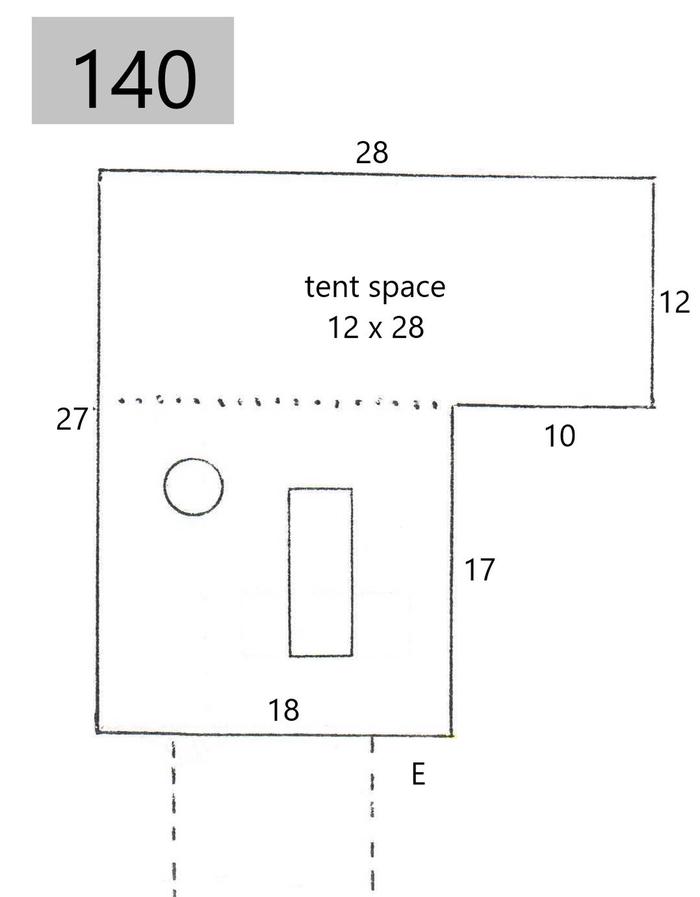 site 140line drawing of site layout
