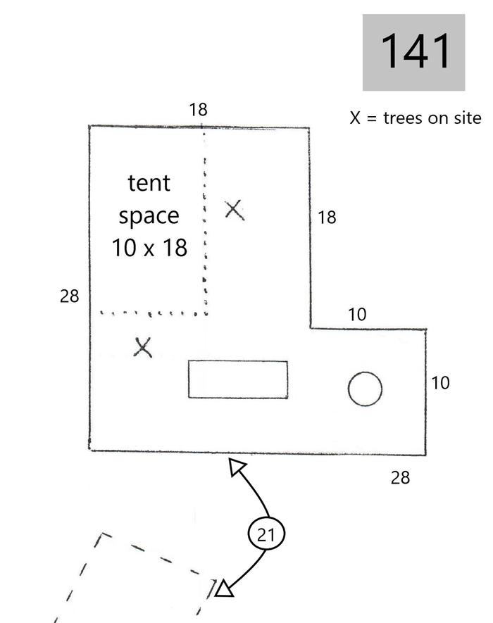 site 141line drawing of site layout