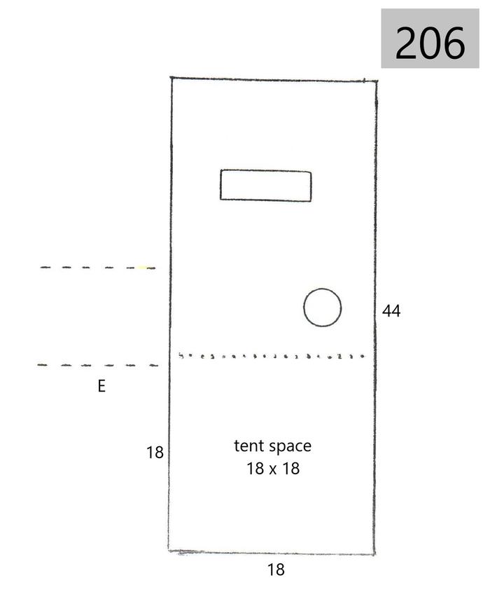 site 206line drawing of site layout