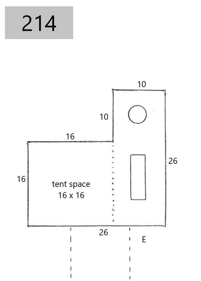 site 214line drawing of site layout