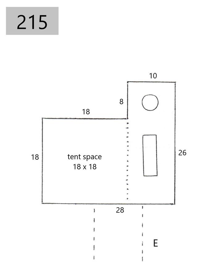 site 215line drawing of site layout