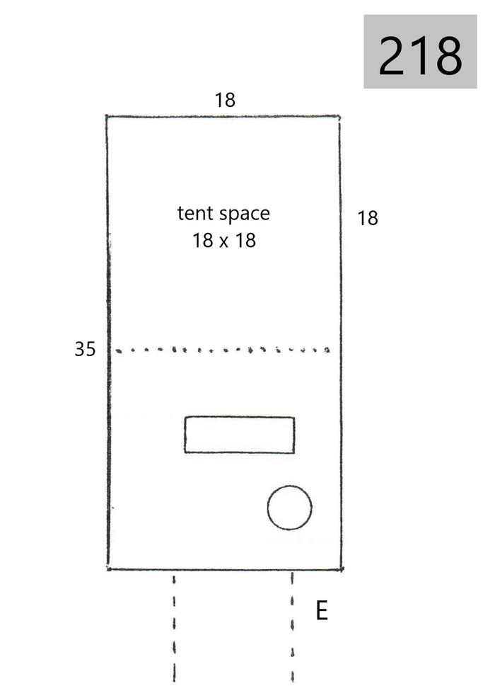 site 218line drawing of site layout