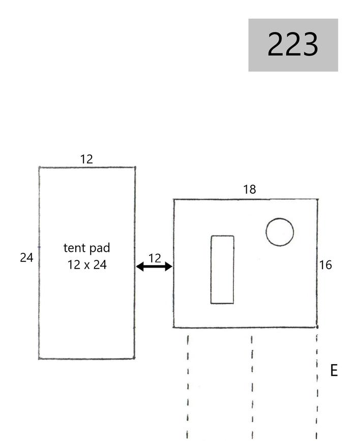 site 223line drawing of site layout