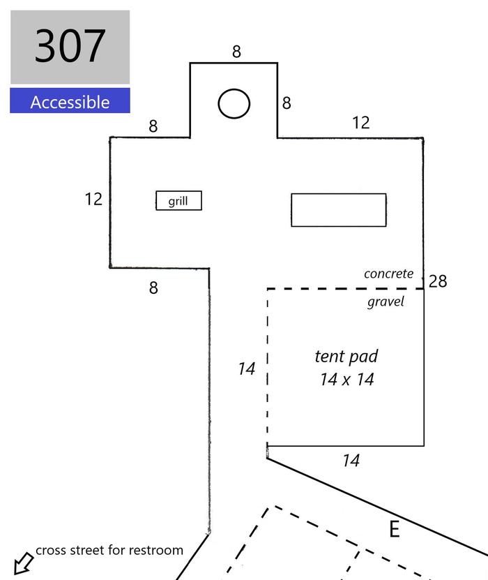 site 307 accessibleline drawing of site layout