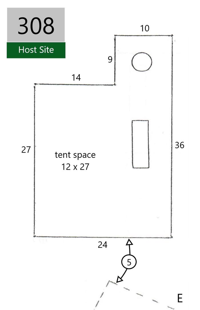 site 308 hostline drawing of site layout