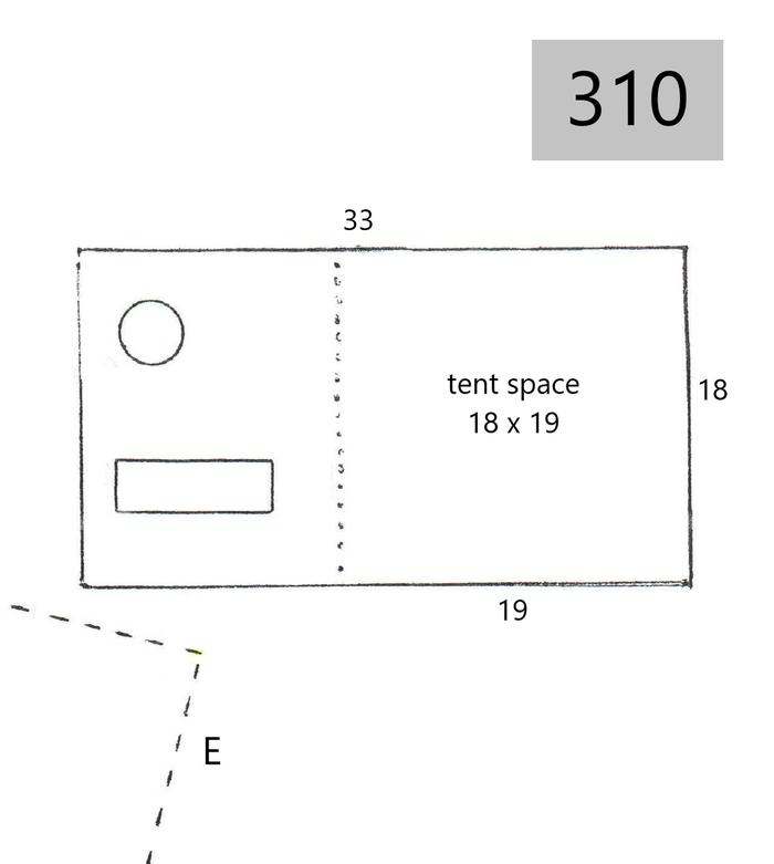 site 310line drawing of site layout