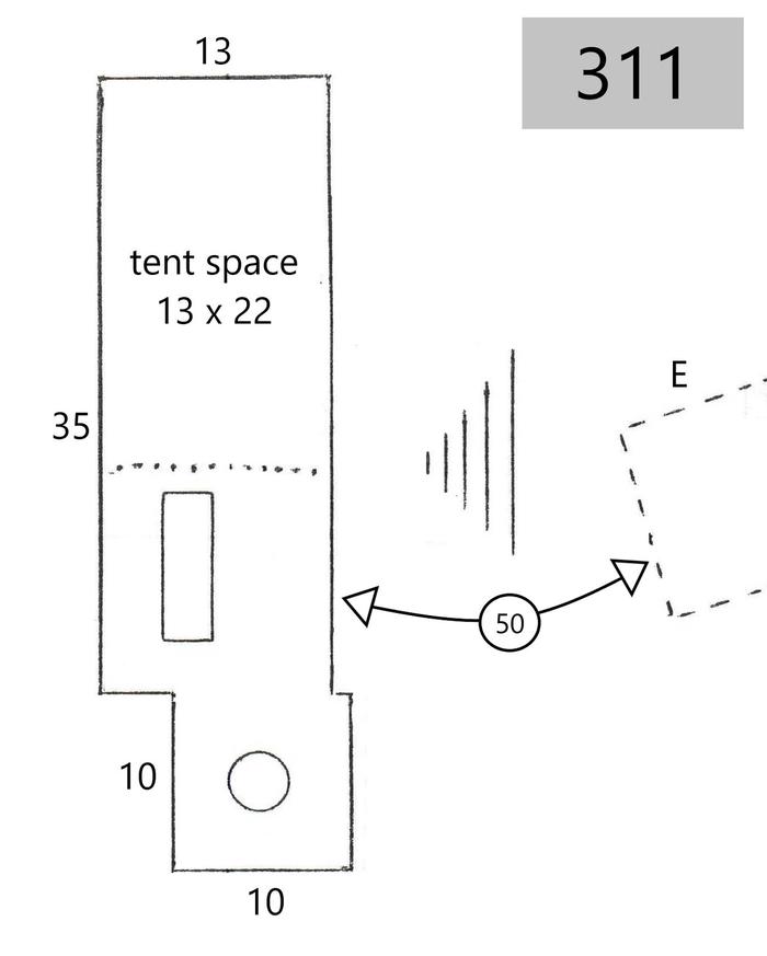 site 311line drawing of site layout