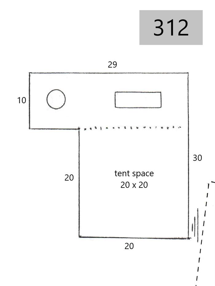 site 312line drawing of site layout