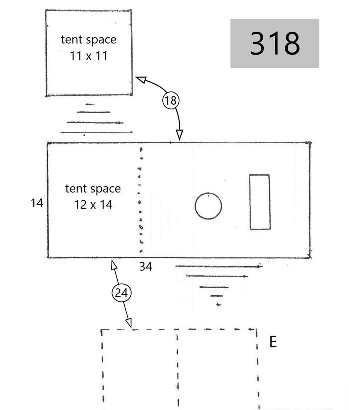 site 318line drawing of site layout