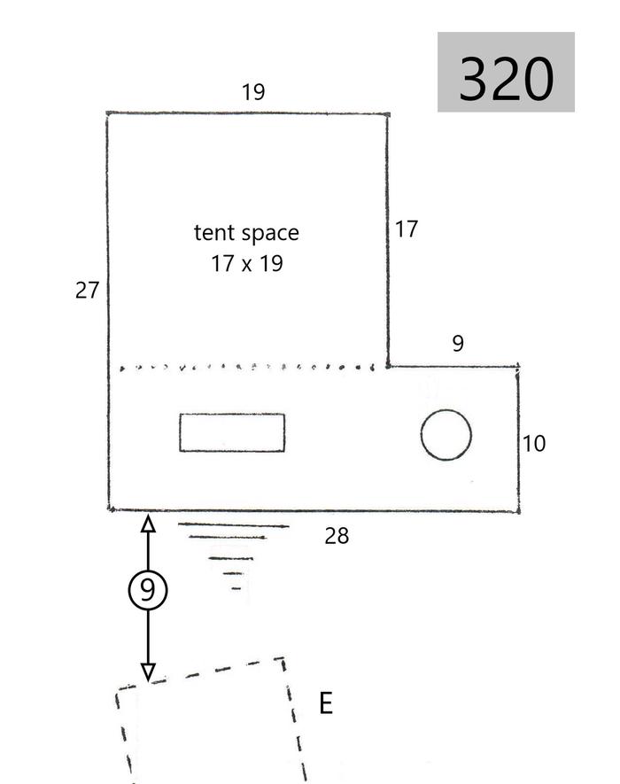 site 320line drawing of site layout