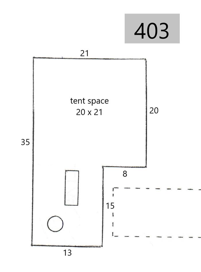 site 403line drawing of site layout
