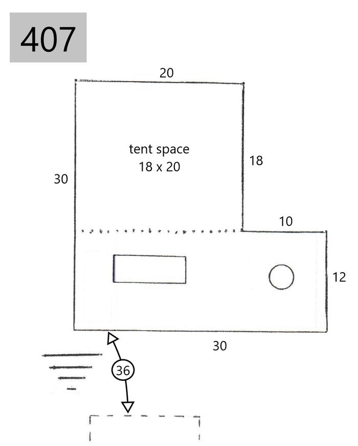 site 407line drawing of site layout