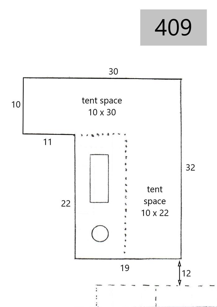 site 409line drawing of site layout