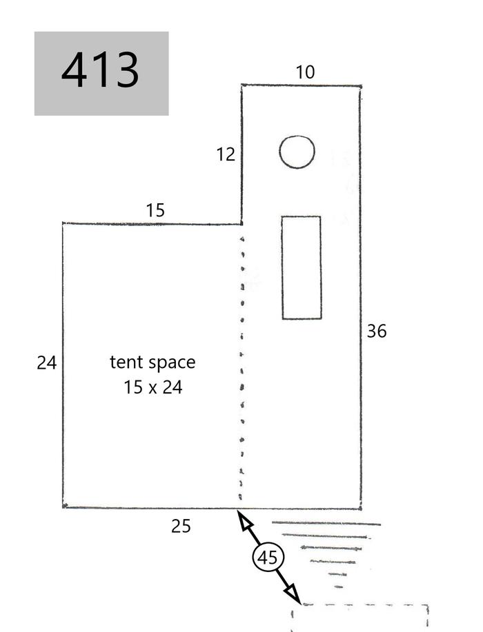 site 413line drawing of site layout