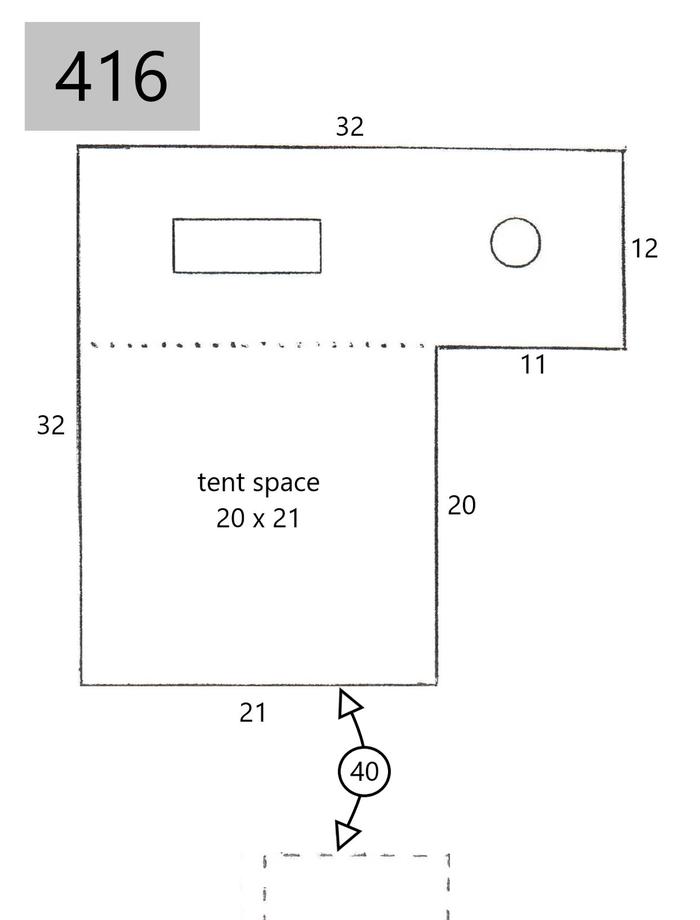 site 416line drawing of site layout