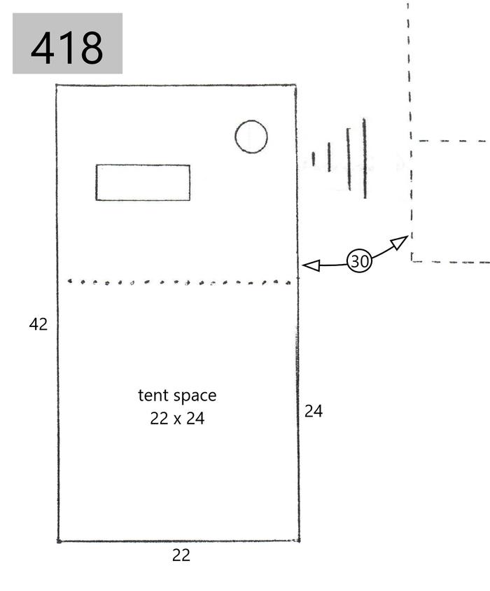 site 418line drawing of site layout