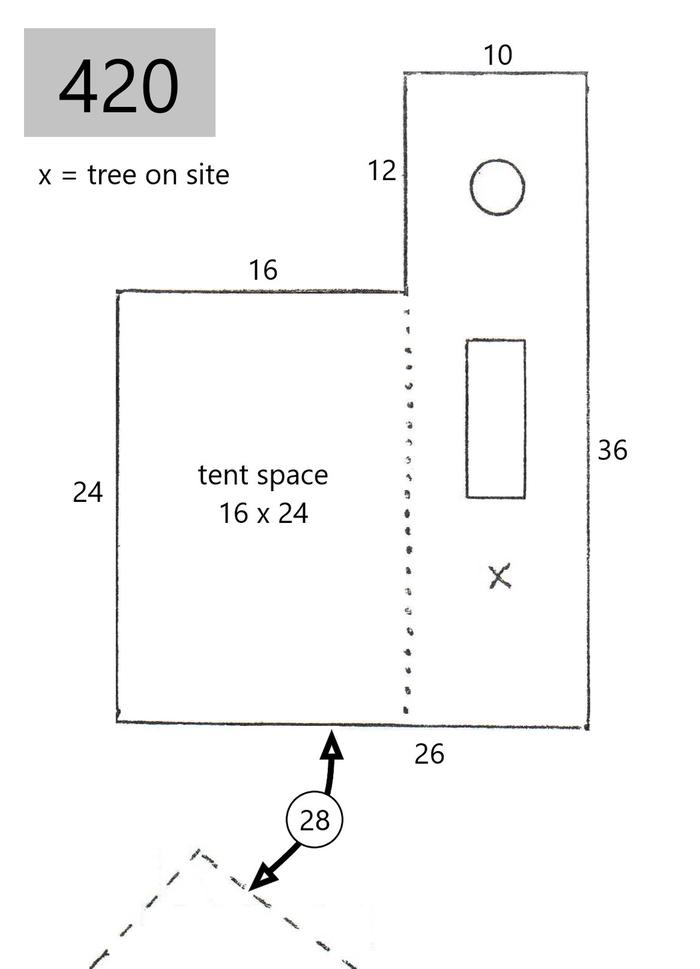 site 420line drawing of site layout