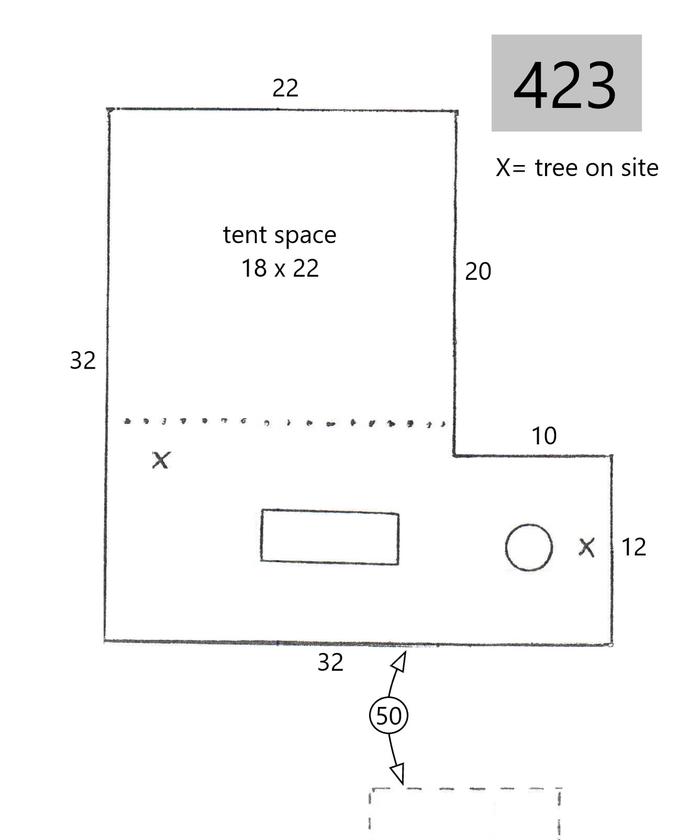 site 423line drawing of site layout