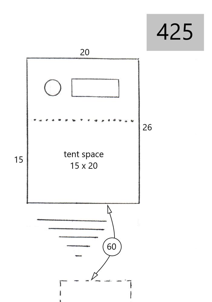 site 425line drawing of site layout