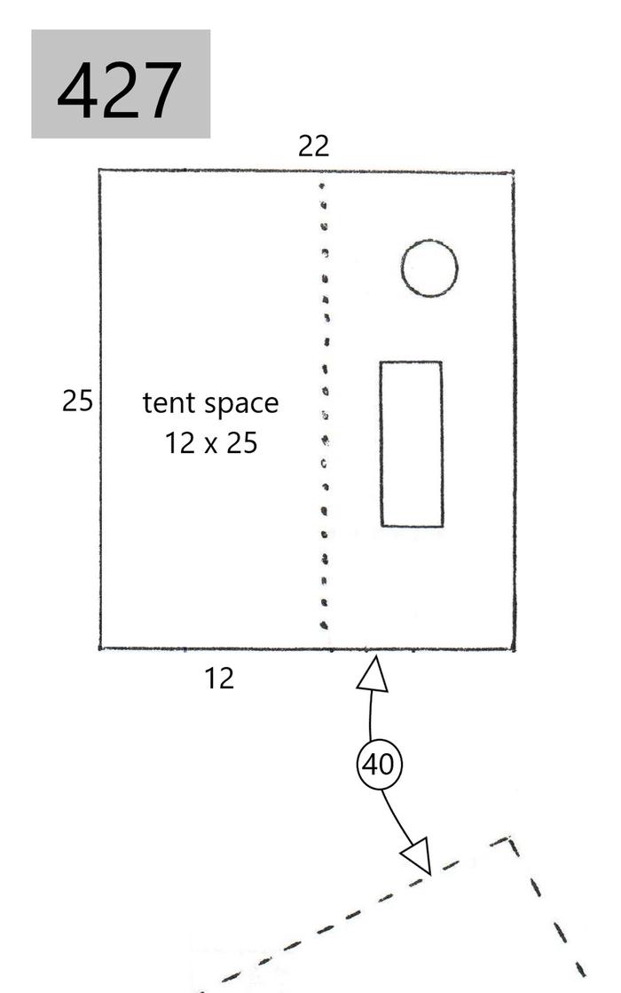 site 427line drawing of site layout