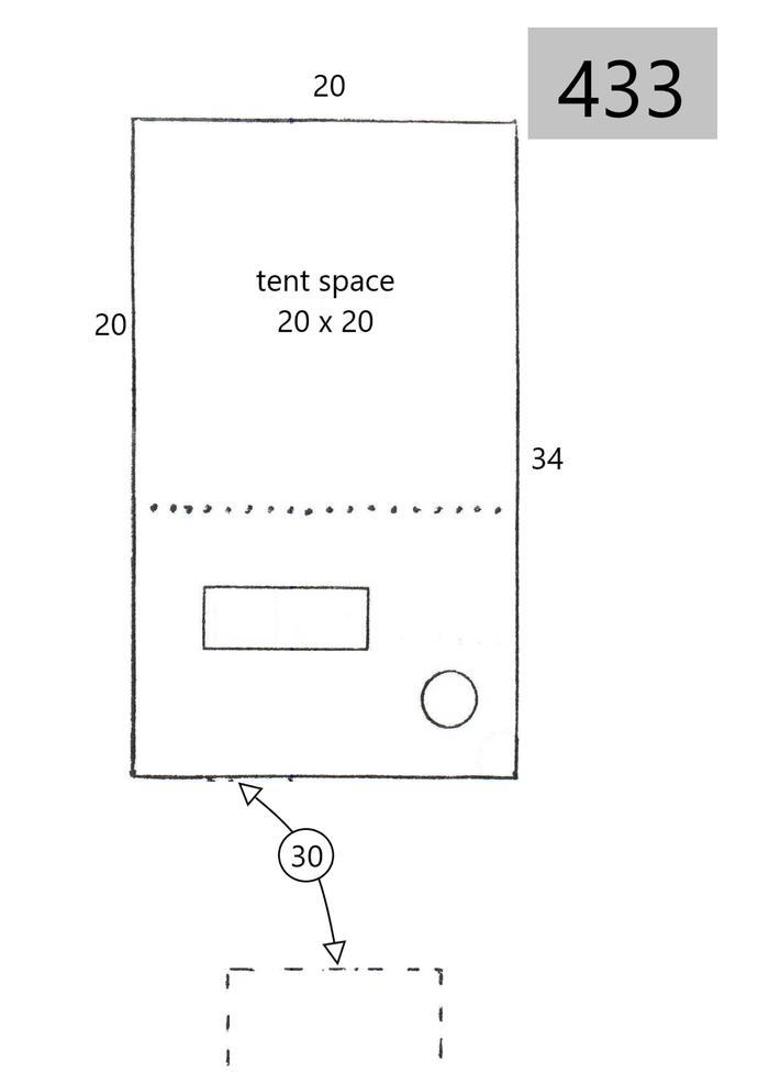 site 433line drawing of site layout