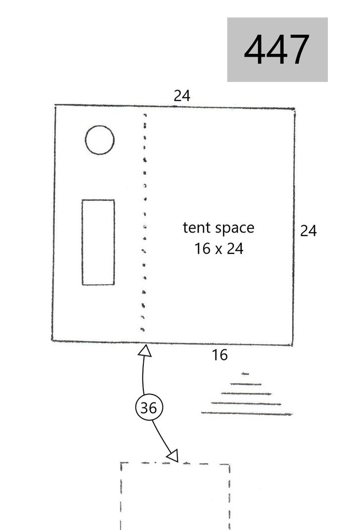 site 447line drawing of site layout