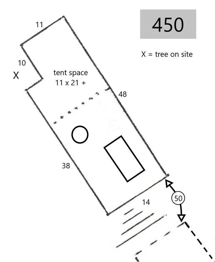 site 450line drawing of site layout