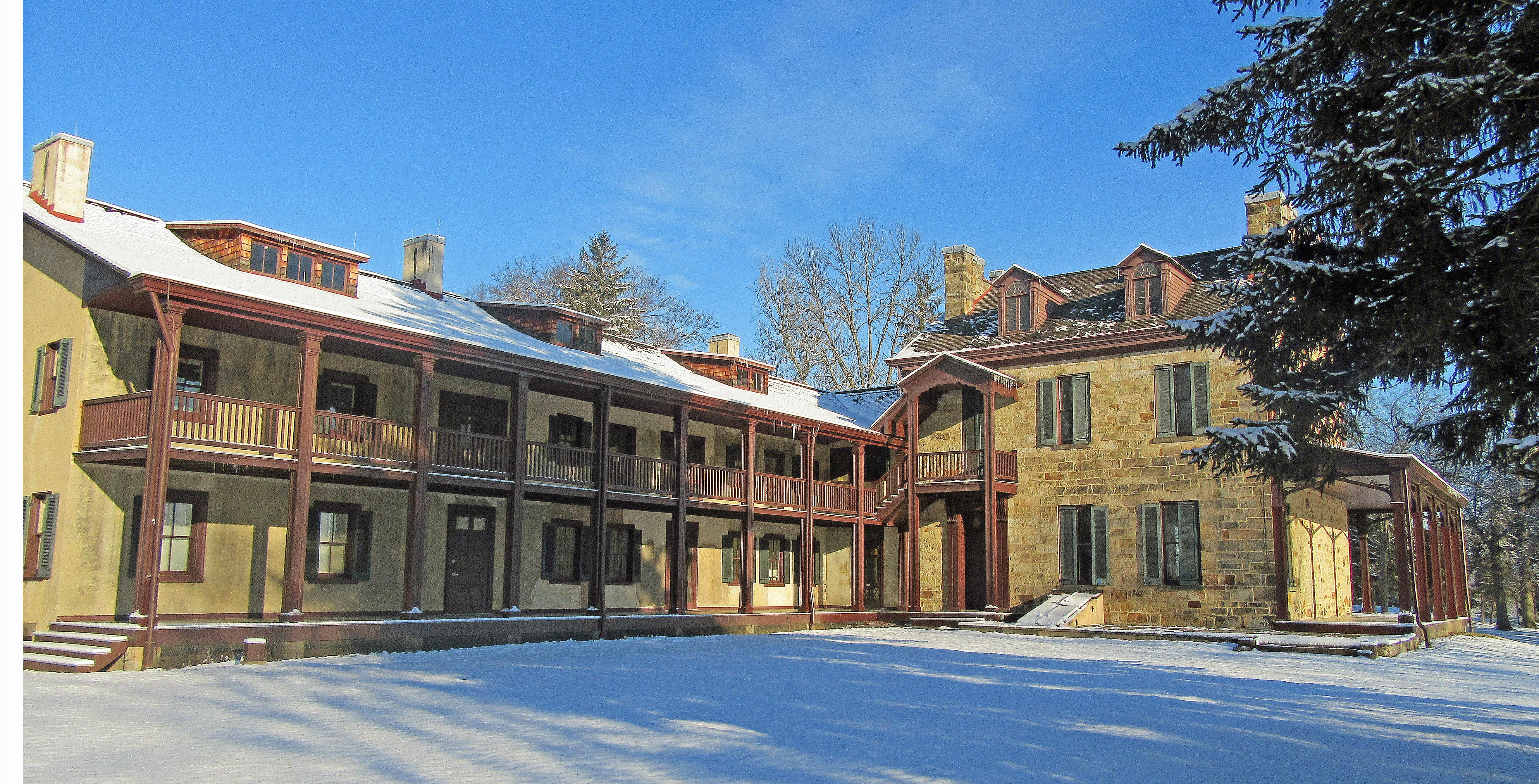 Gallatin House in Winter