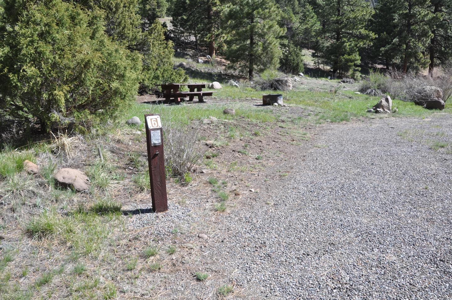 Aspen Glade Campground Site 6