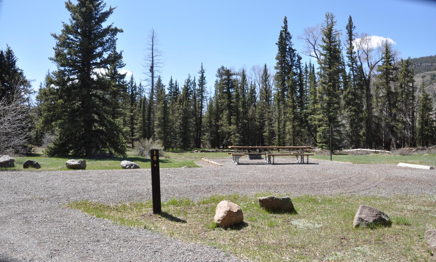 Elk Creek Campground Site 18