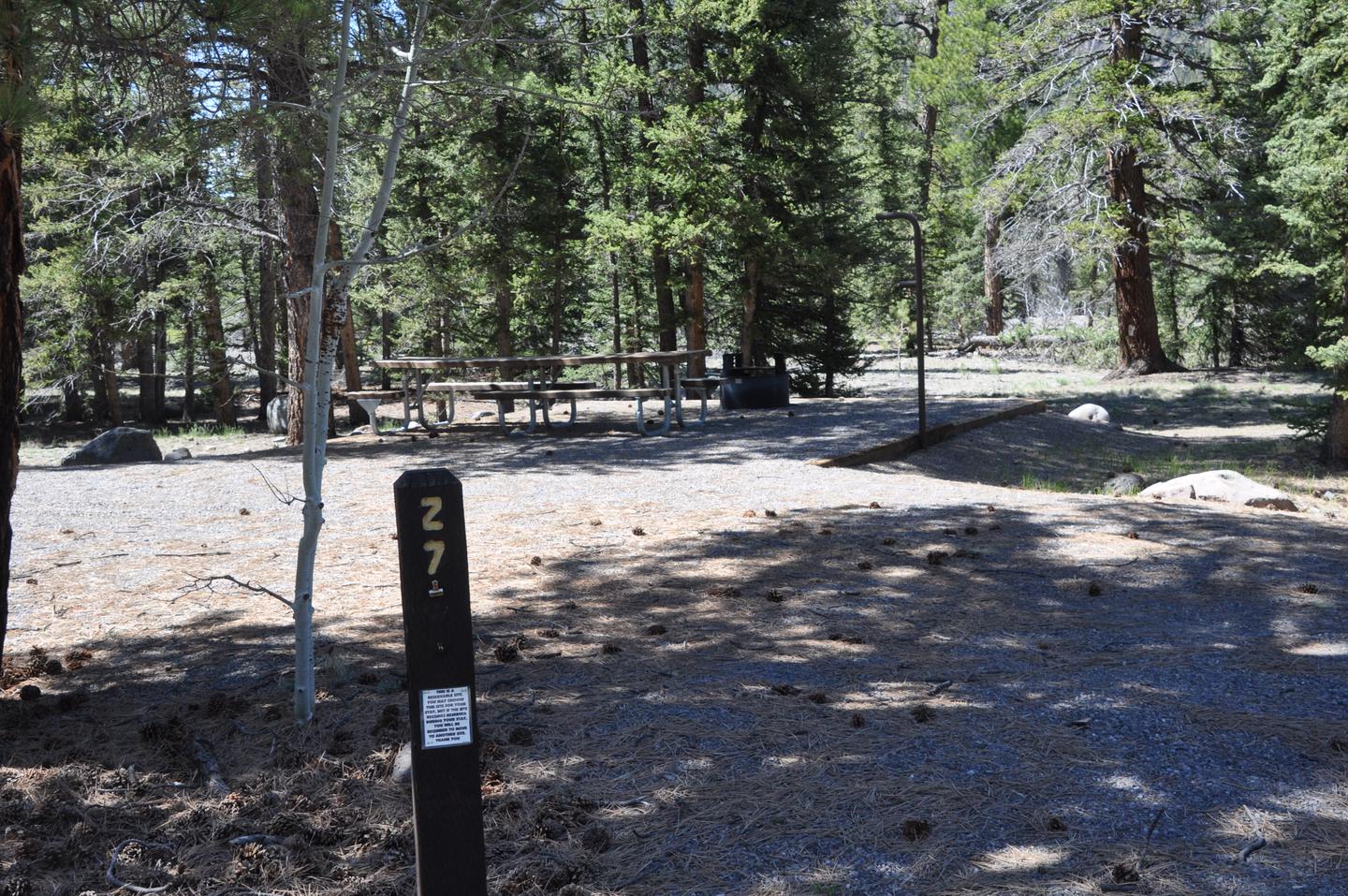 Elk Creek Campground Site 27