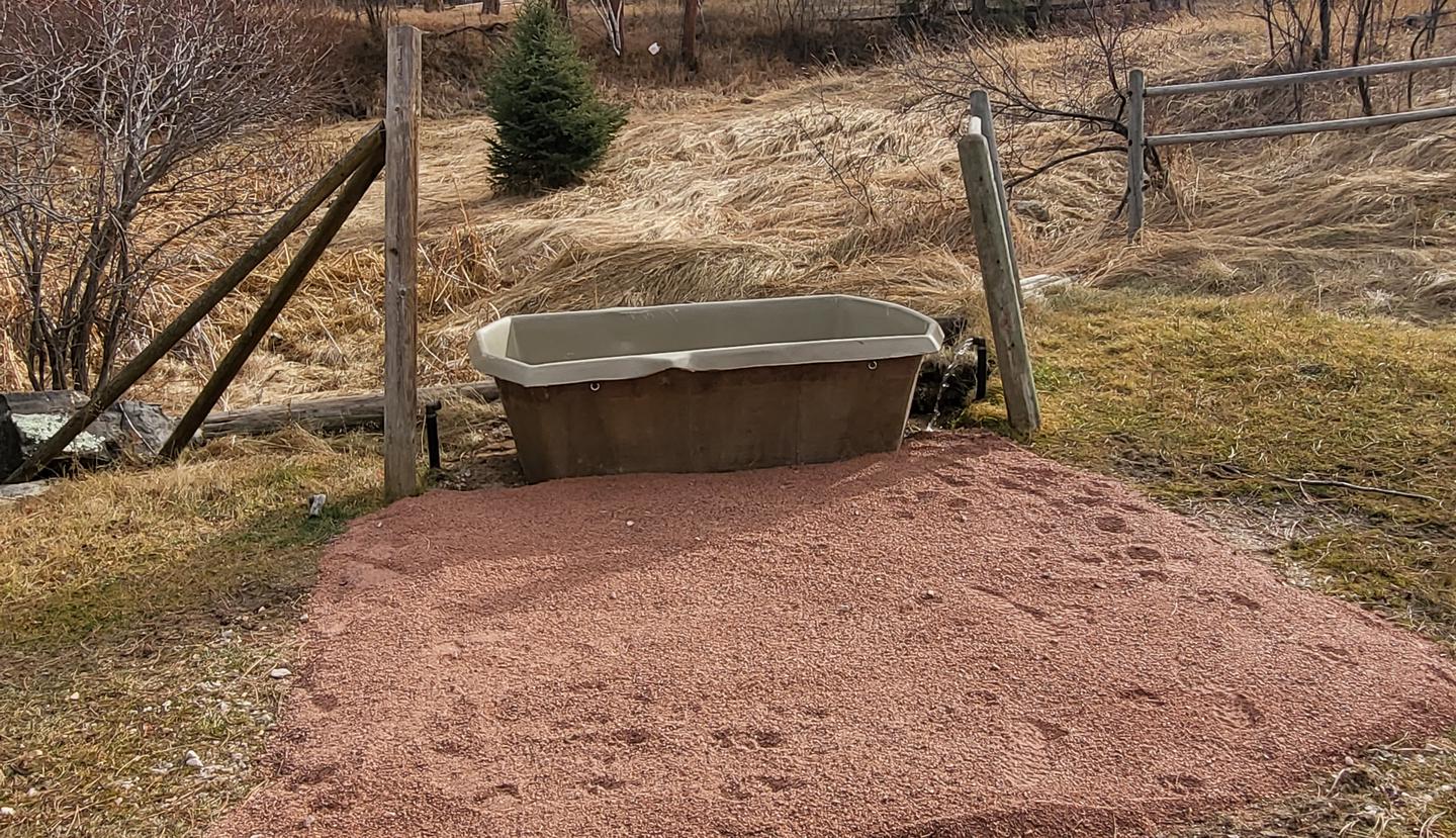Two horse trough are located at this facilityHorse Trough