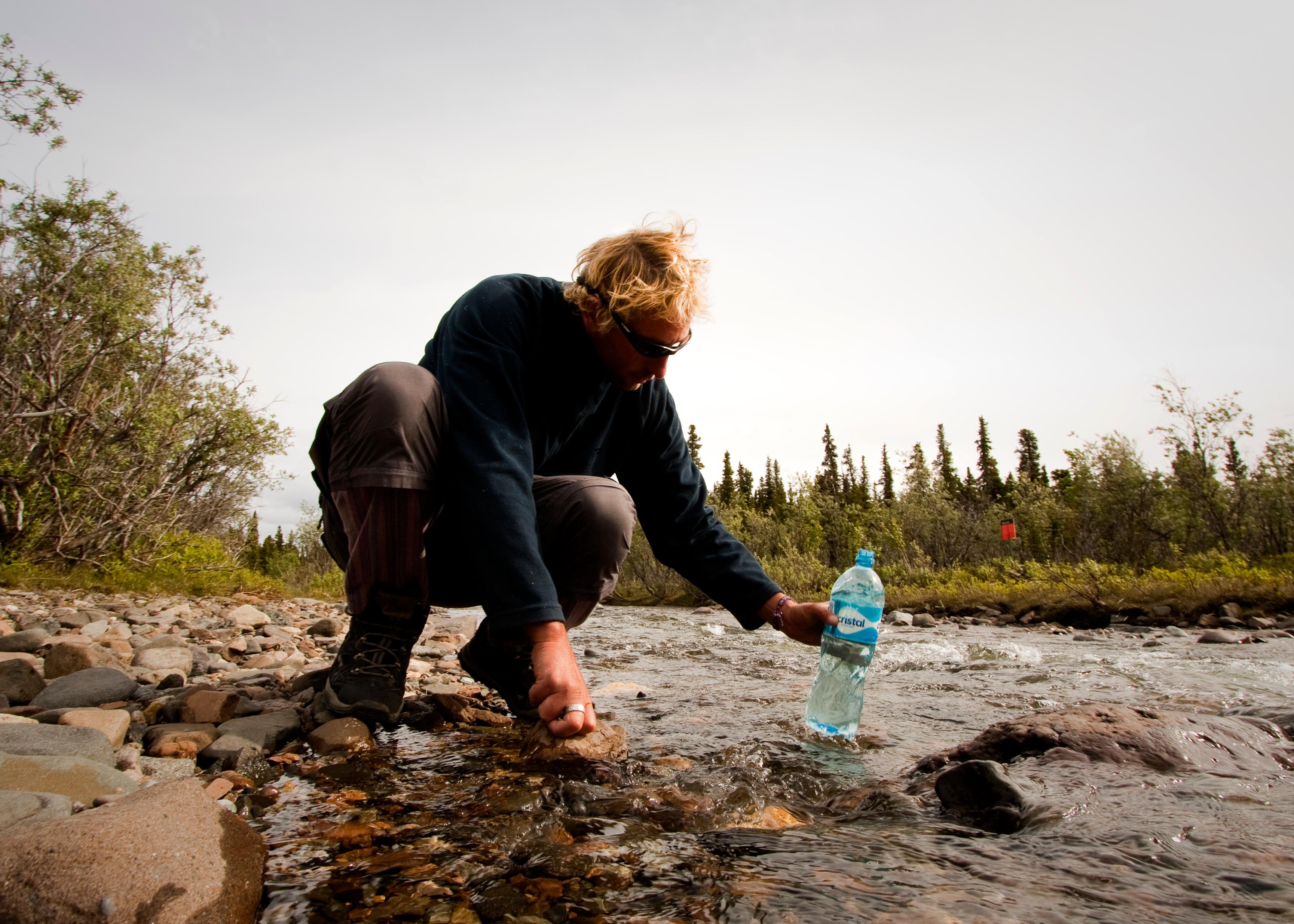 Filling water at Igloo Creek