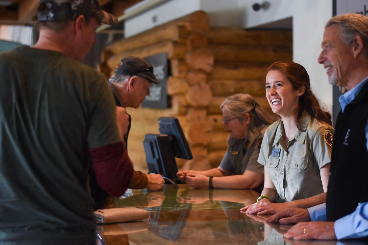 Welcome to DenaliStop by the Denali Visitor Center's information desk to answer questions about your visit.