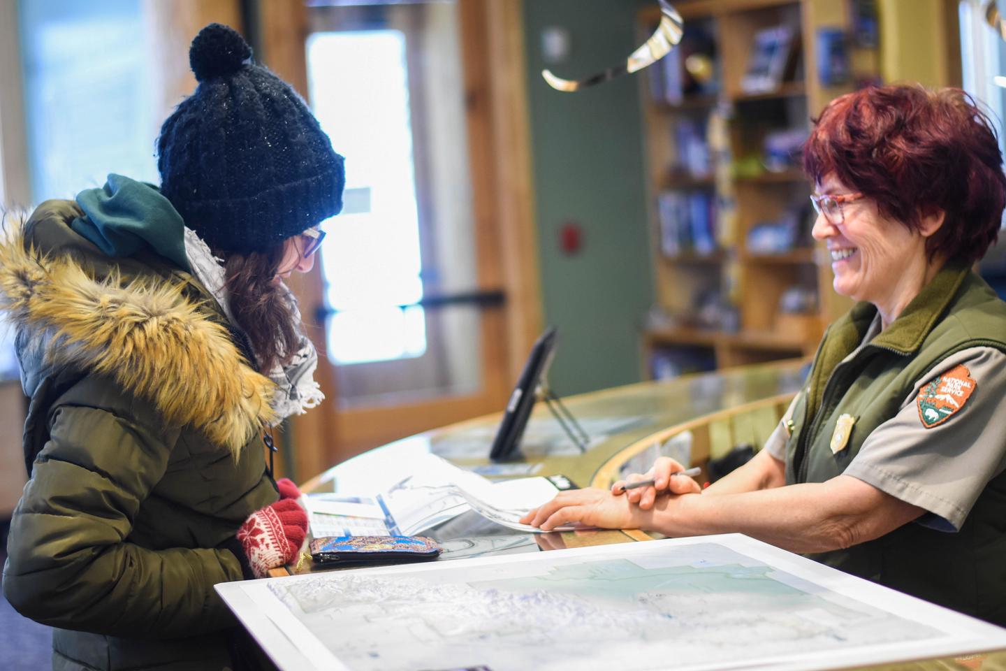 Winter Visitor CenterThe Murie Science & Learning Center serves as Denali's winter-time visitor center