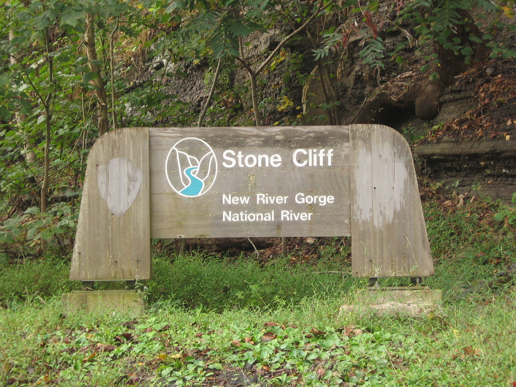 Stone Cliff Campground Sign