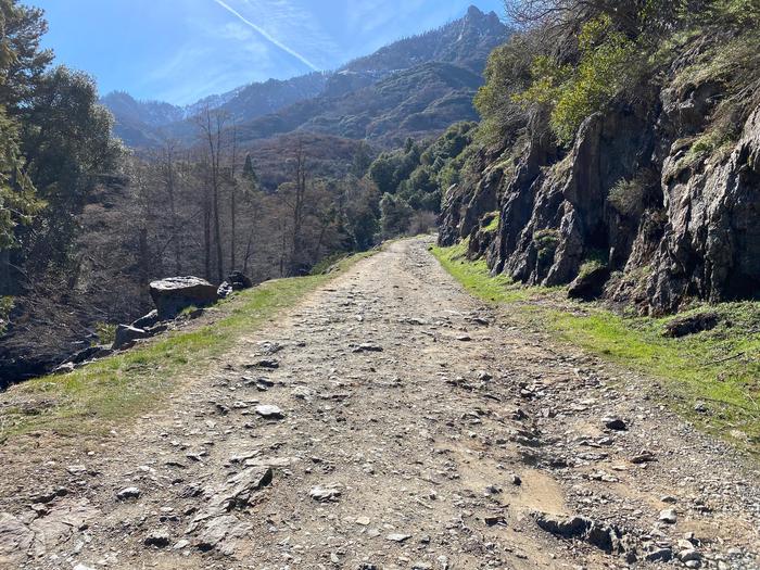 South Fork RoadA rugged, one-lane section of the South Fork Road.