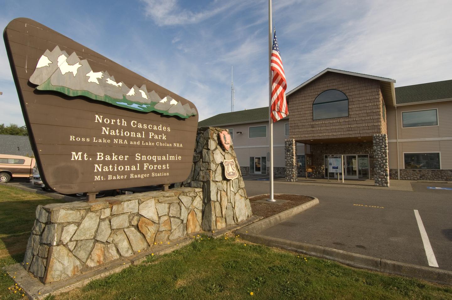 North Cascades Park and Forest Information CenterSedro-Woolley headquarters for North Cascades National Park Complex and the Mount Baker Ranger District of the Mount Baker-Snoqualmie National Forest.