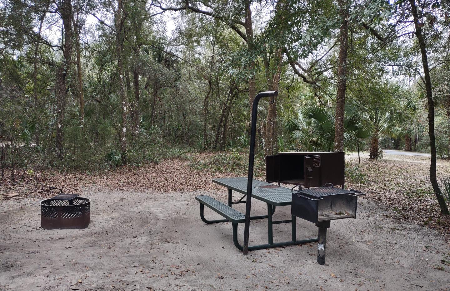 Another view of site 14Amenities: fire ring, picnic table, grill, light pole, bear-proof storage locker