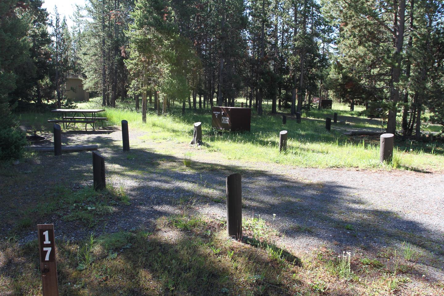 Indian Creek Campground site #17