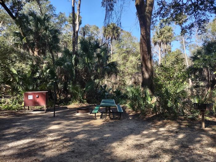 Site 20Amenities: picnic table, grill,  fire ring, light pole, bear-proof storage locker