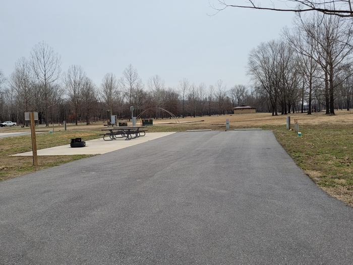 A spacious double campsite Buddy sites feature 2 picnic tables and multiple utility hook-ups 